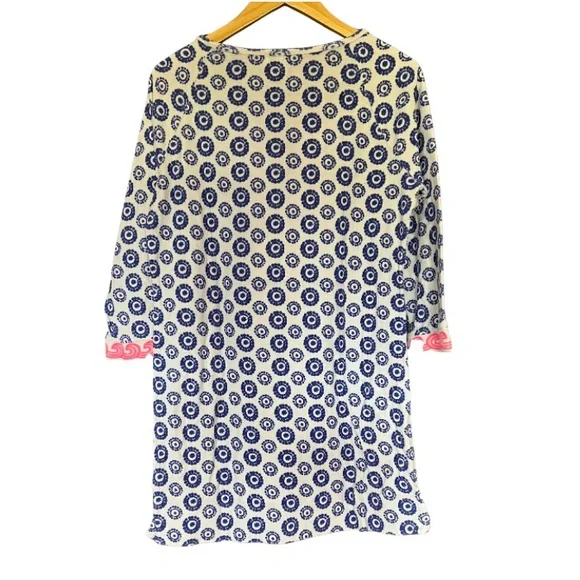 Vineyard Vines Navy and Hot Pink Tunic Top - Picture 2 of 5